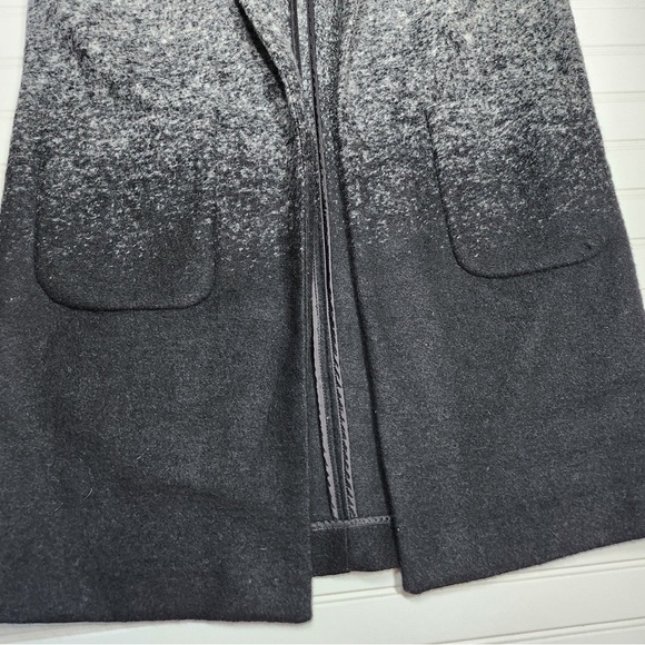 Andrew Marc Wool Blend Long Ombre Vest S - Picture 2 of 7